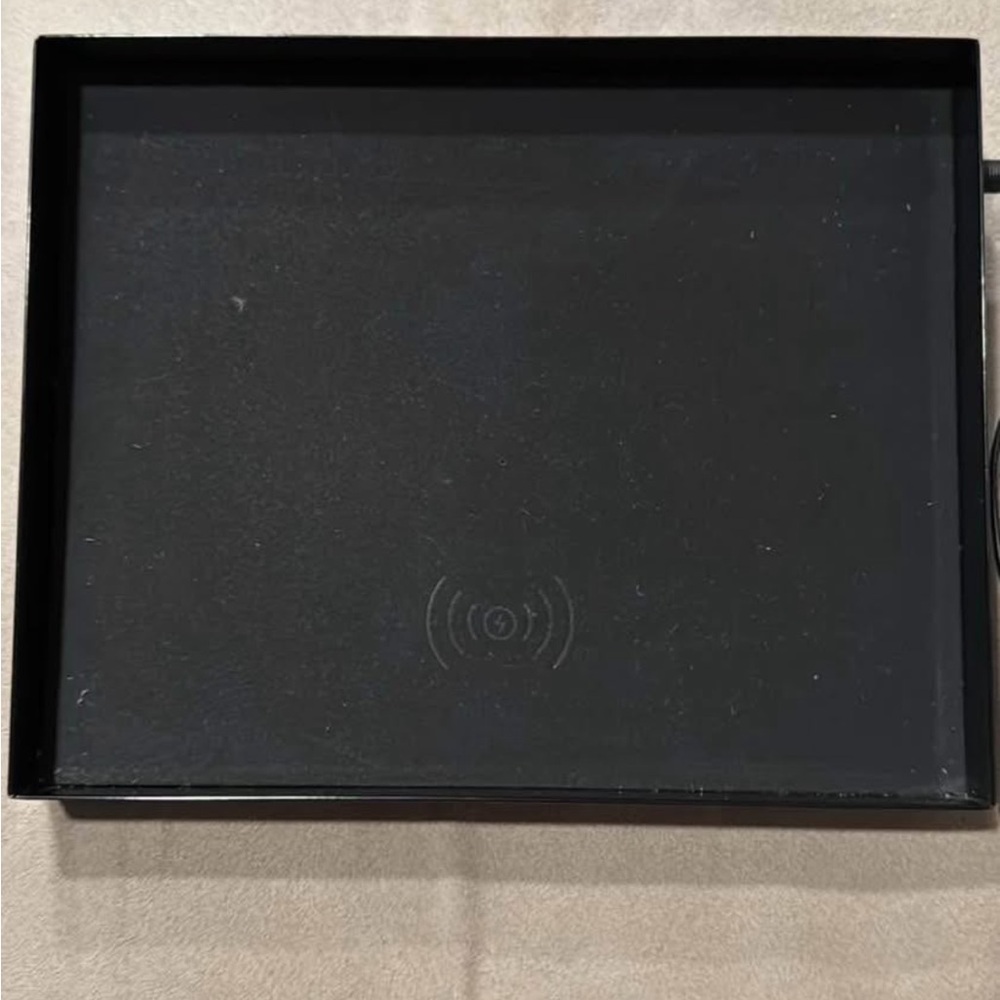 Black bunk bed shelf and Wireless Charging Tray